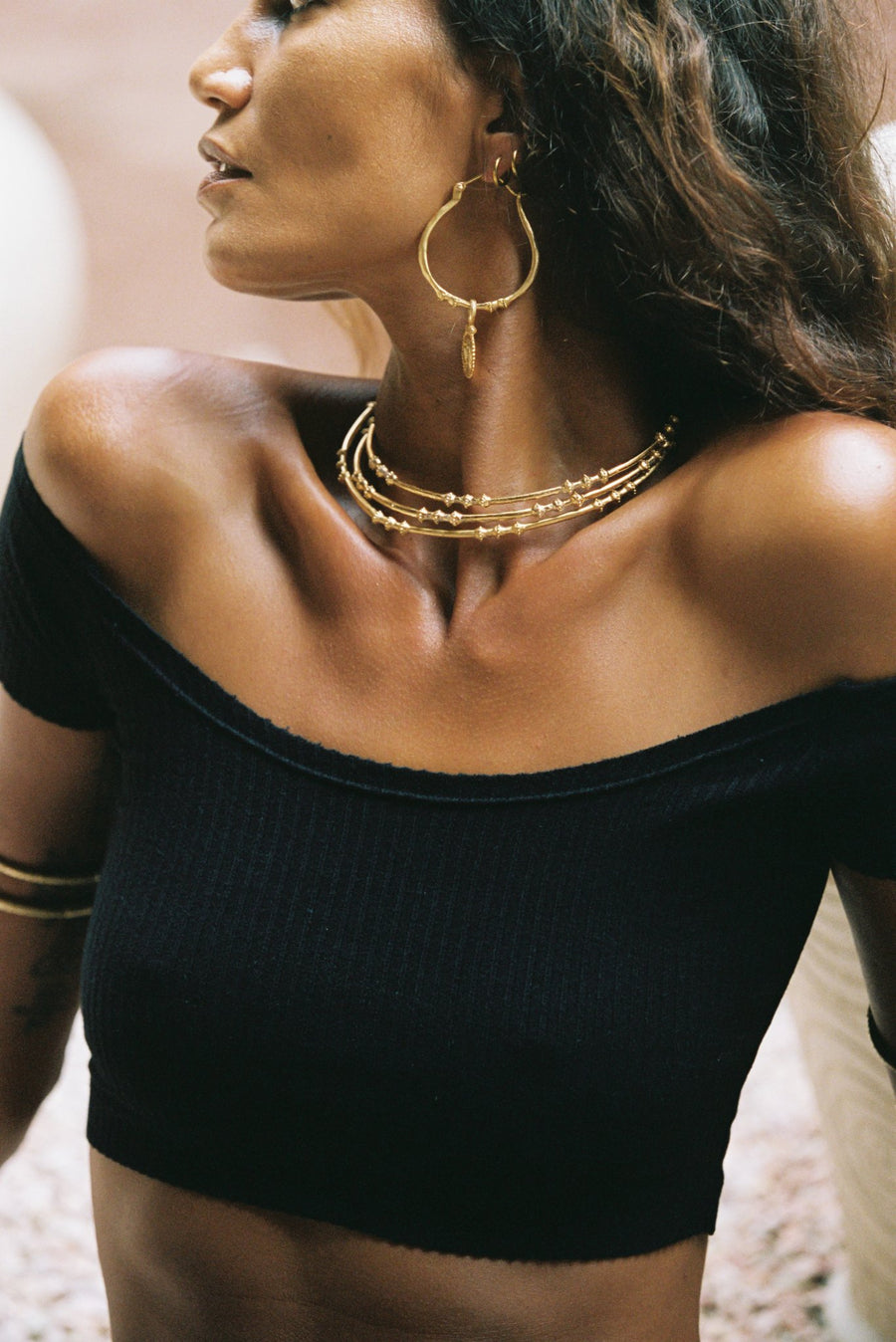 Kavani Choker - 22k Gold Plated