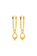 Nalini Hoops - 22K Gold Plated