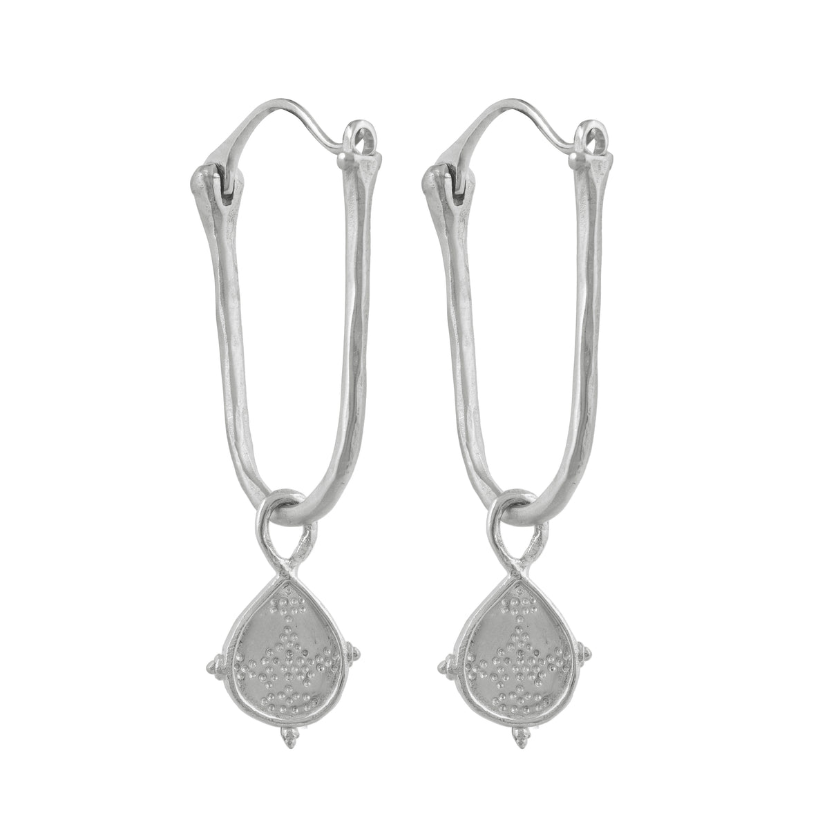 Nahla Hoops - Silver