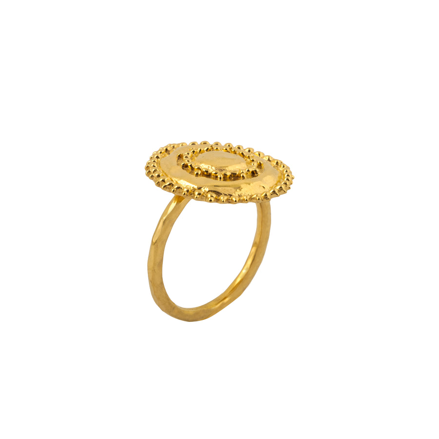 Kaavya Ring - 22k Vermeil