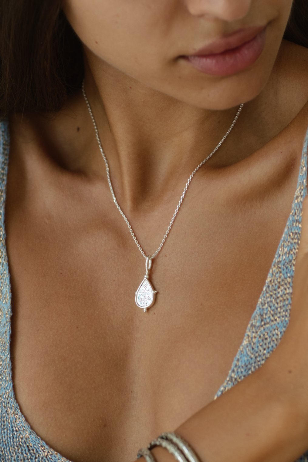Nahla Necklace (Silver)