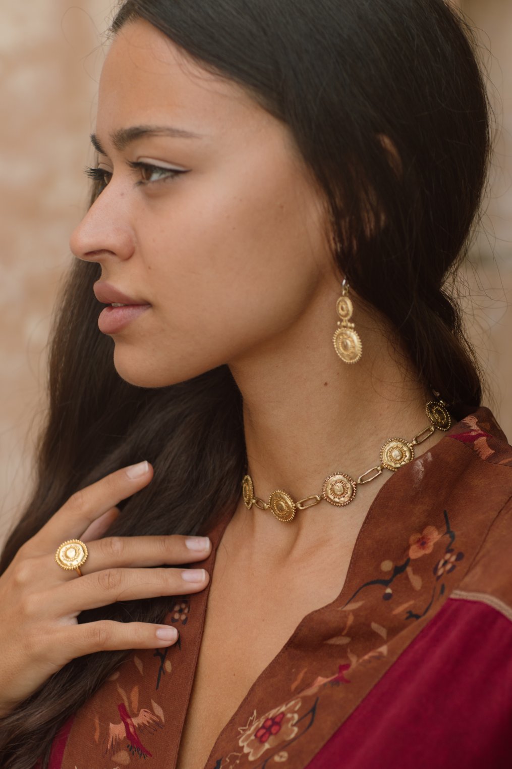 Kaavya Ring - 22k Vermeil