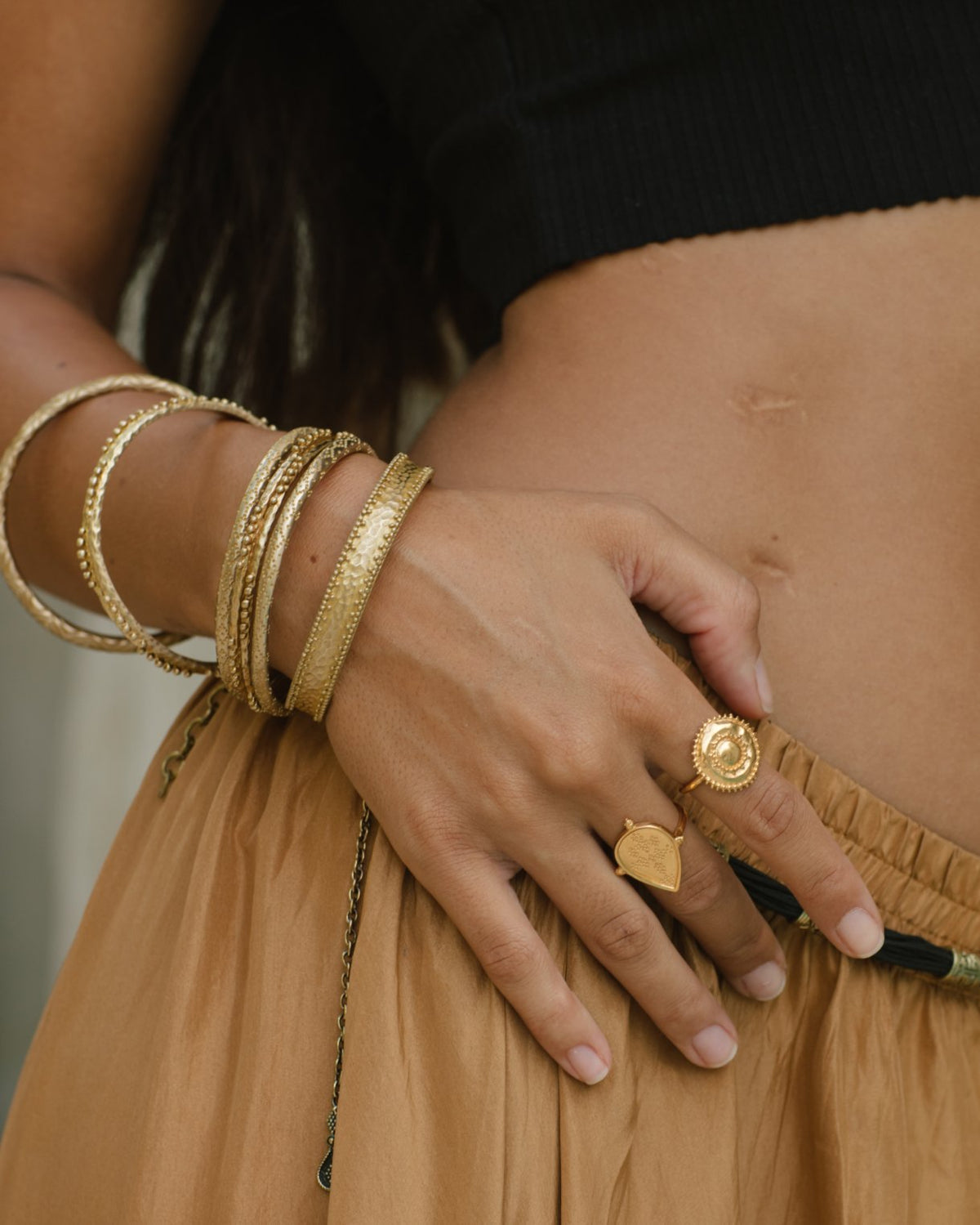 Kaavya Ring - 22k Vermeil