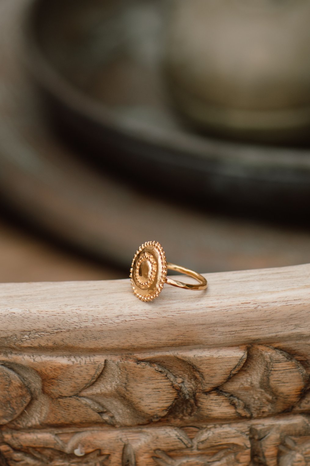 Kaavya Ring - 22k Vermeil