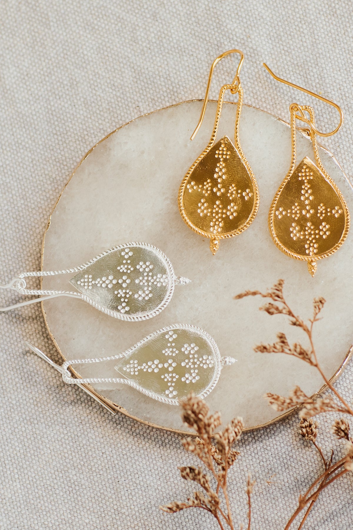 Nahla earrings - 22k vermeil