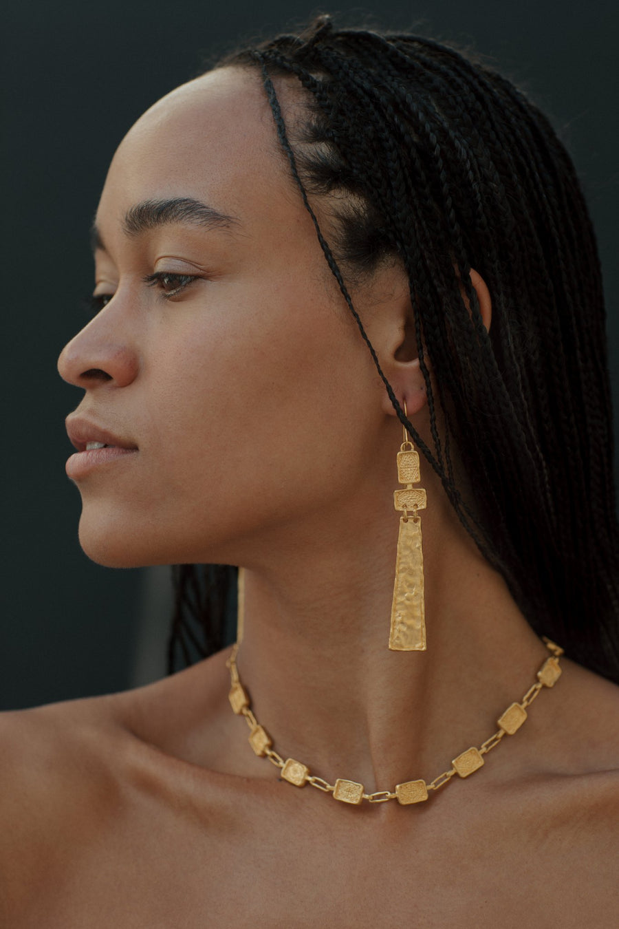 Najma Choker - 22K Gold Plated