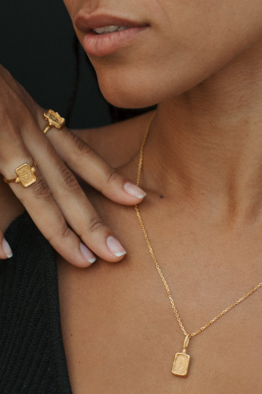 Najma Necklace - 22K Gold Plated