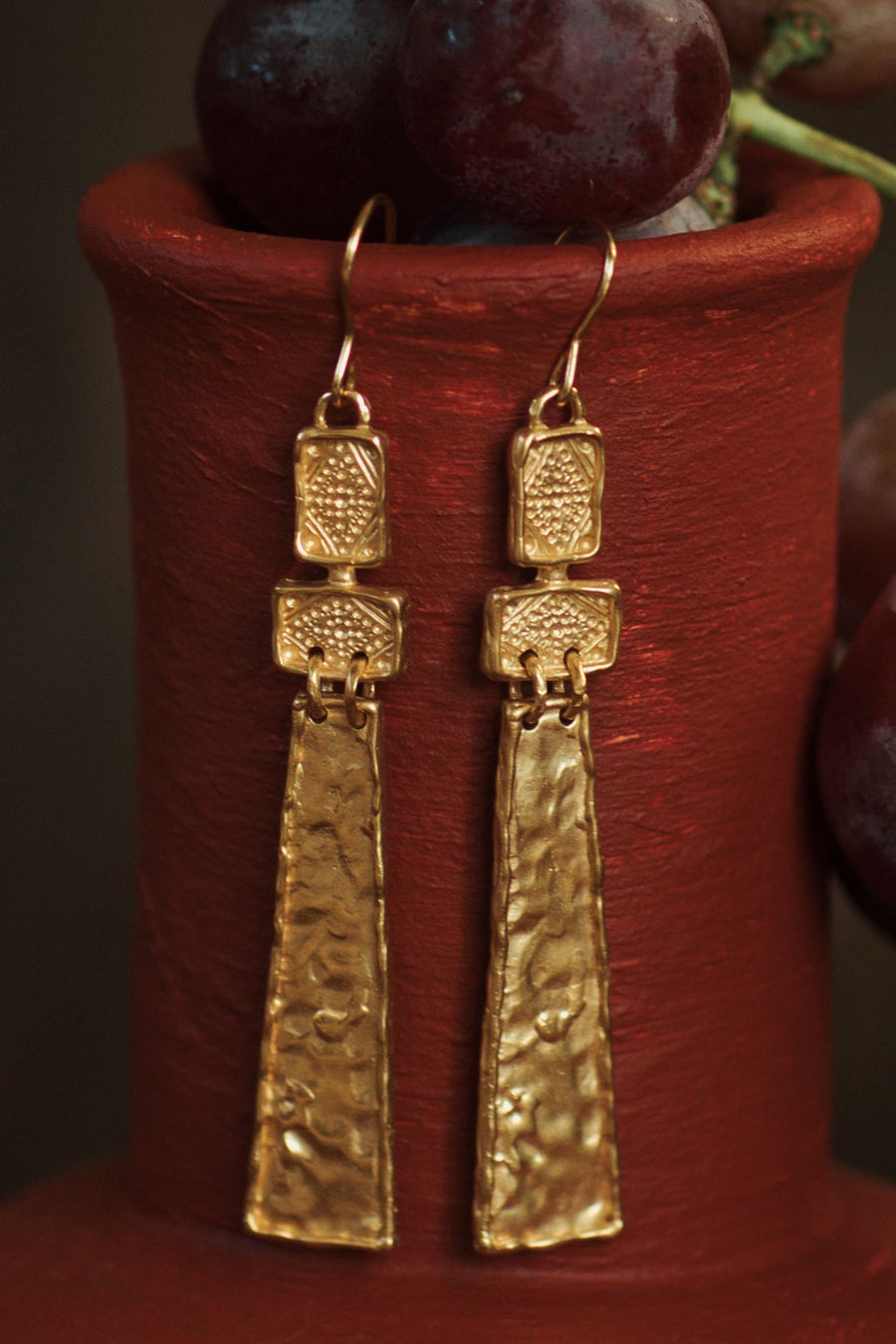Ayana Earrings - 22k Gold Plated