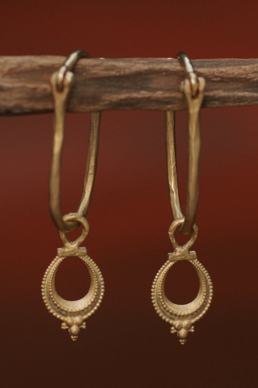 Nalini Hoops - 22K Gold Plated