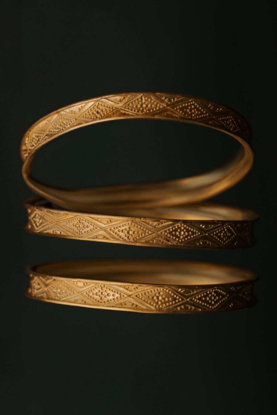 Najma Bangle - 22k Gold Plated