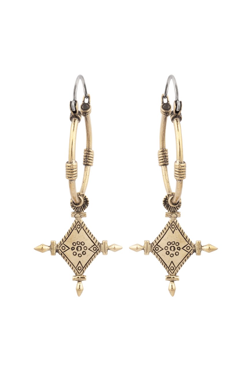 Small Imani Hoops complimentary gift