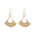 Sienna earrings - Brass
