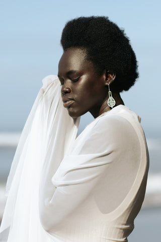 Nahla earrings - sterling silver